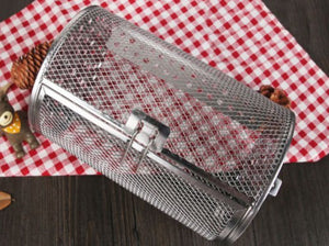 frijoles Peanut barbacoa asado parrilla asador Basket Hornear Herramientas fácil de abrir y cerrar con la puerta Unique encaja perfectamente su Rod Original cuando se utiliza en horno