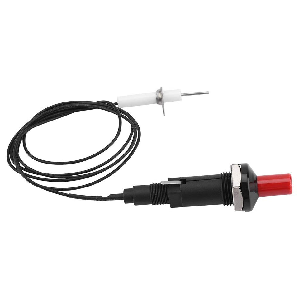Encendedor piezoeléctrico - Juego de encendido Piezo Spark 1 Out 2 Kit de encendido Piezo Spark Grill BBQ Grill Botón de encendido para estufa de chimenea Gas