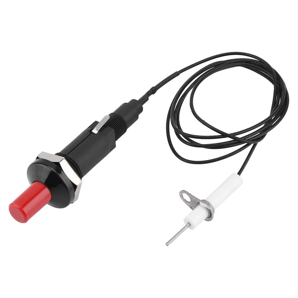 Encendedor piezoeléctrico - Juego de encendido Piezo Spark 1 Out 2 Kit de encendido Piezo Spark Grill BBQ Grill Botón de encendido para estufa de chimenea Gas