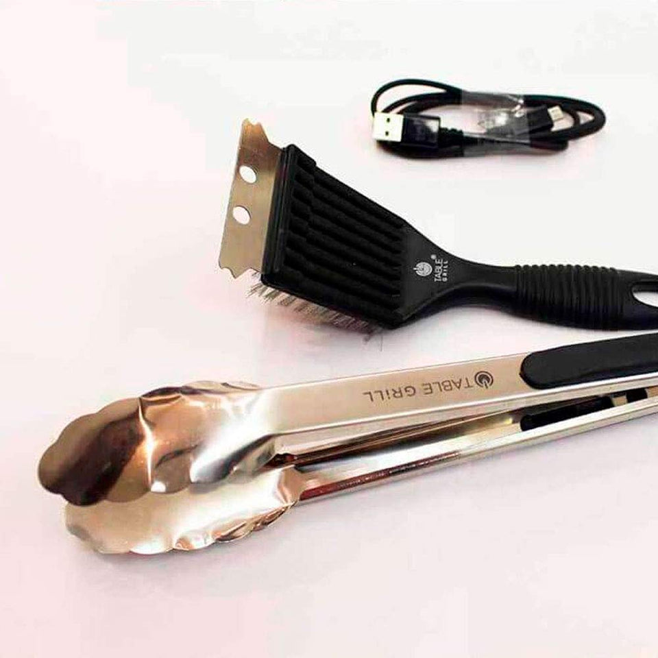 TABLE GRILL Asador portátil de carbón práctico y muy fácil de usar