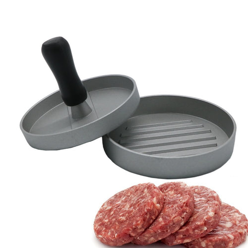 Prensa para hamburguesas, Prensa para hamburguesas de aluminio con Heavy Duty Patty eléctrica Sartén Antiadherente, profesional Hamburguesa de calidad alimentaria molde ideal para barbacoa, Hogar, fiestas, Picnic, accesorios de cocina para hamburguesa