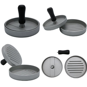 Prensa para hamburguesas, Prensa para hamburguesas de aluminio con Heavy Duty Patty eléctrica Sartén Antiadherente, profesional Hamburguesa de calidad alimentaria molde ideal para barbacoa, Hogar, fiestas, Picnic, accesorios de cocina para hamburguesa