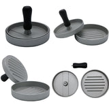 Prensa para hamburguesas, Prensa para hamburguesas de aluminio con Heavy Duty Patty eléctrica Sartén Antiadherente, profesional Hamburguesa de calidad alimentaria molde ideal para barbacoa, Hogar, fiestas, Picnic, accesorios de cocina para hamburguesa