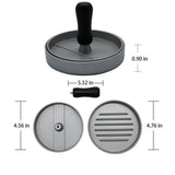 Prensa para hamburguesas, Prensa para hamburguesas de aluminio con Heavy Duty Patty eléctrica Sartén Antiadherente, profesional Hamburguesa de calidad alimentaria molde ideal para barbacoa, Hogar, fiestas, Picnic, accesorios de cocina para hamburguesa