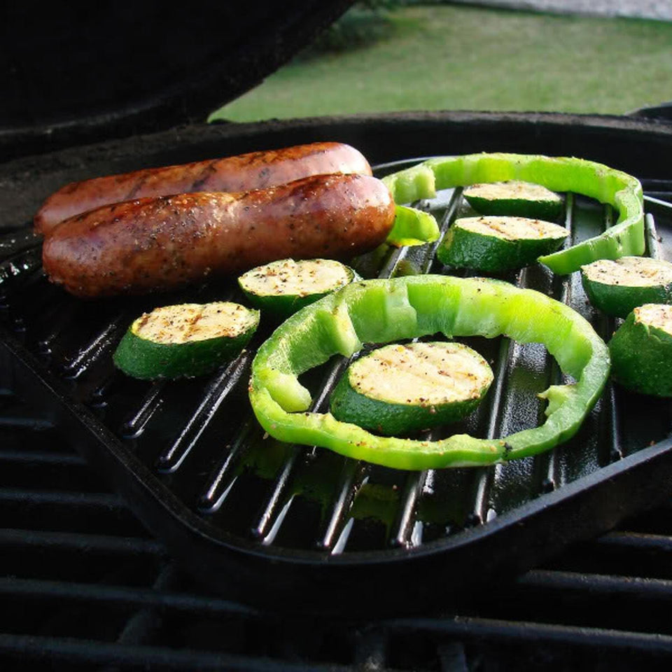 Lodge LSRG3 Single-Burner Reversible Grill/Griddle, 10.5-inch