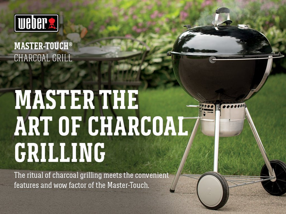 Weber 14501001 Asador de Carbón Master Touch, 22"