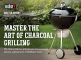 Weber 14501001 Asador de Carbón Master Touch, 22"