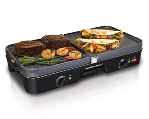 Hamilton Beach 38546 3-in-1 Grill/Griddle