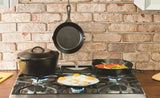 Lodge LSRG3 Single-Burner Reversible Grill/Griddle, 10.5-inch