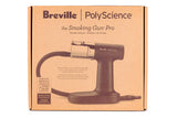 PolyScience - Pistola de fumar para fumar (acero inoxidable 18/8, 6,4 x 4,9 x 2,4 cm), color plateado y negro, The Smoking Gun Pro, Negro, 1